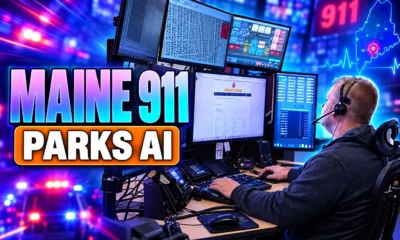 Maine 911 AI Amazon Connect non-emergency dispatch
