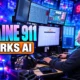 Maine 911 AI Amazon Connect non-emergency dispatch