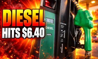 US gas prices $4.44 diesel record AAA