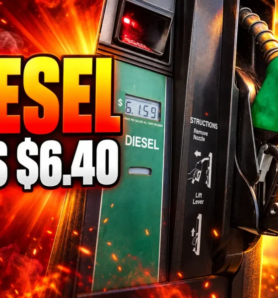 US gas prices $4.44 diesel record AAA