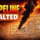 Saudi East-West pipeline shutdown oil prices jump
